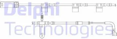 Productafbeelding van DELPHI waarschuwingsset voor remblokken, slijtage, LZ0233, voorzijde, voor MINI Hatchback (R56)