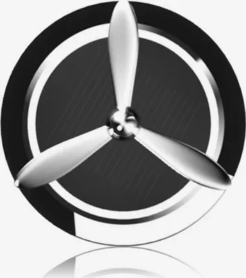 Immagine prodotto di Solar Car Air Fresher Incenso Aromaterapia Profumo Fragranza Ornamento Argento+Nero