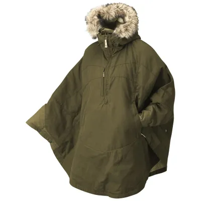 Produktbild von Fjällräven Luhkka Poncho Damen Dark Olive/Tarmac Größe XS