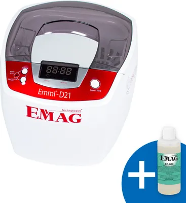 Produktbild von Emmi®- D21 Ultraschallreiniger mit Edelstahlwanne für Brillen, Schmuck, Werkzeuge etc.