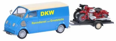 Produktbild von Schuco 1:43 DKW Schnelllaster DKW mit DKW RT 125, DKW RT 350