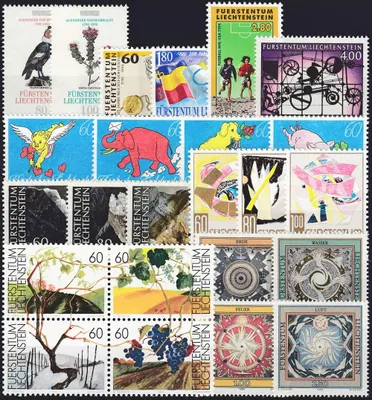 Produktbild von Liechtenstein 1994 postfrisch Nr. 1079-1102