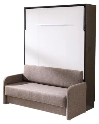 Produktbild von Schrank Bett mit Sofa Polster Wand Schränke Schlaf Bett klapp Möbel + Couch Neu