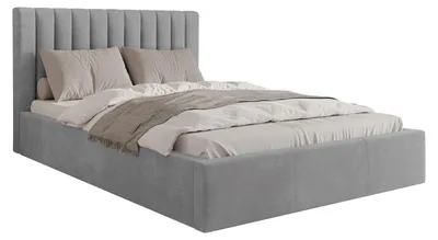Produktbild von MIRJAN24 Polsterbett Cosmo, Doppelbett mit Bettkasten, Ehebett, Gasdruckfeder, Lattenrost (Farbe: Fresh 32, Größe: 140x200 cm)