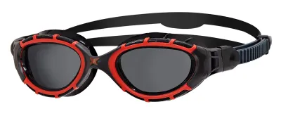 Produktbild von Zoggs Schwimmbrille Predator Flex Polarized Small, Farbe:schwarz/rot