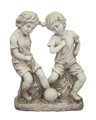 Produktbild von Garten-Figur Fussball-Jungs kickend