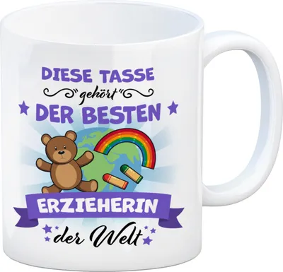 Produktbild von Beste Erzieherin der Welt Kaffeebecher
