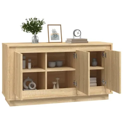 Obrázek produktu pro vidaXL Příborník Sonoma Dub 102x35x55 cm výrobek ze dřeva
