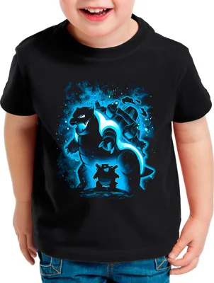Produktbild von BaumwolleCloud Gigamax Blue Kinder T-Shirt monster game online