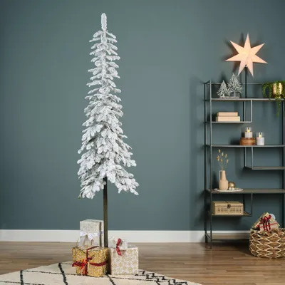 Productafbeelding van Alpine tree snowy PE H240 D60 cm groen/wit Everlands