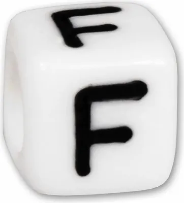 Produktbild von Bead Buchstabe F Beads für Armband KSPPWF