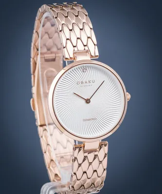 Produktbild von Obaku Diamant Fuchsia Damenuhr