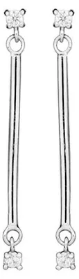 Produktbild von Modische Ohrringe mit kubischem Zirkon SC551