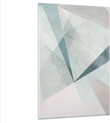 Produktbild von Bilder auf glas - Einteilig - Abstraktion modern - 80x120cm - Glasbilder - Wandbilder - Bilder - zum Aufhängen bereit - Wanddekoration aus Glas - Glas Bilder - Wandbild auf Glas - GPA80x120-3947