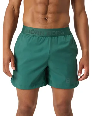 Immagine prodotto di Pantaloncini Björn Borg, modello 6", colore verde "Mallard"