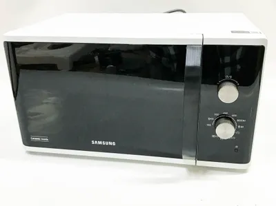 Produktbild von Samsung MG23K3614AW/EG, Arbeitsplatte, Kombi-Mikrowelle, 23 l, 800 W, Eingebautes Display, Drehregler