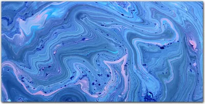 Produktbild von Coloray Bild aus Leinwand 120x60 Leinwand Dekoration - Hellblaue Abstraktion