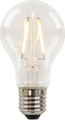 Produktbild von Olucia - YONA A60 - LED-Filamentlampe mit E27-Sockel - 2W - 2700K - Dimmbar - Transparent