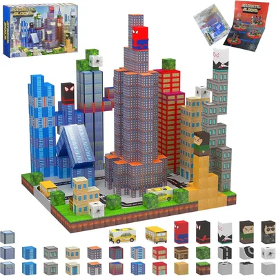 Zdjęcie produktu dla Klocki magnetyczne 150 sztuk, 2.5 cm, zabawka dla dzieci, do kreatywnej zabawy