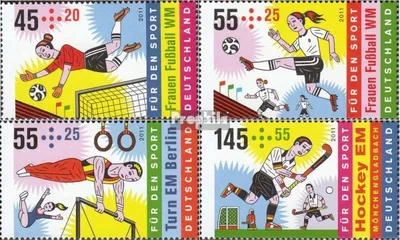 Produktbild von Briefmarken BRD (BR.Deutschland) 2011 Mi 2857-2860 (kompl.Ausg.) gestempelt Fußball-WM der Frauen