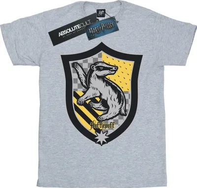 Produktbild von Harry Potter - "Hufflepuff" T-Shirt für Damen BI27040 (S) (Grau)