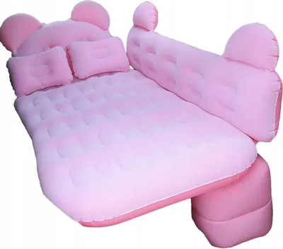 Produktbild von EDIBAZZAR | XL rosa Auto-Matratze, Einzelbett mit Autopumpe