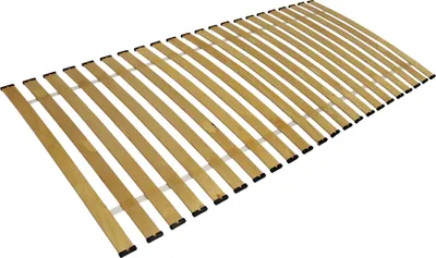 Produktbild von Rollrost Lattenrost gebogene Federleisten rahmenlos Bettrost bis 150Kg CLAMARO, Rollrost aus Multiplex Birke:90x200