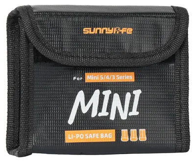 Produktbild von Akku Sicherheitstasche für DJI Mini 5 / 4 / 3 Serie Drohnen Zubehör Schwarz
