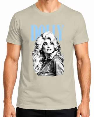 Produktbild von Dolly Parton Country Musik Legende Vintage Retro Fan Sängerin Herren T-Shirt, Natur, XXL