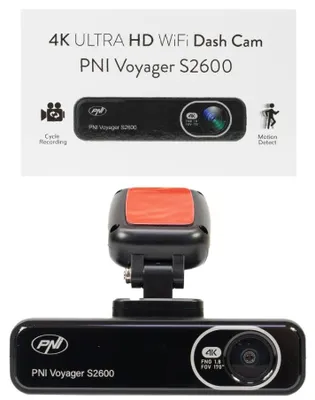Produktbild von PNI Dashcam 4K Ultra HD Autokamera Parkmodus Wi-Fi