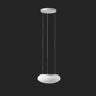 Zdjęcie produktu dla OSMONT ARA71370 ARAKIS LE2 szklana oprawa wisząca srebrny/biały IP40 3000/4000 K 19W LED DALI