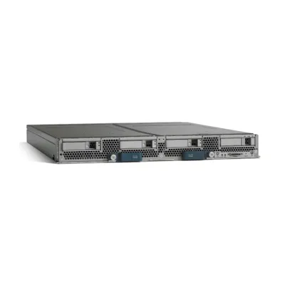 Produktbild von Cisco Barebone-System - Blade - 4 x Prozessor-Support - Intel C600 Chip - 1,50 TB DDR3 SDRAM Maximum RAM Support - 48 Total Memory Slots - Serial Attached SCSI (SAS) RAID-Unterstützung, Serial ATA Steuerung - 4 TB HDD-Support - G200e 256 MB Graphic(s) - Netzwerk (RJ-45) - Processor Support (Xeon)