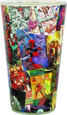 Produktbild von Marvel - Deadpool Comic Glas