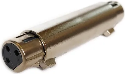 Produktbild von XLR Kupplung 3-polig Verbinder Audio Adapter Weiblich Female Gerade Verlängerung