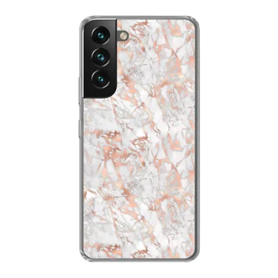 Produktbild von MuchoWow® Handyhülle Schutzhülle Hülle für Samsung Galaxy S22 Marmor - Roségold - Luxus - Muster Silikon Softcase Handy Hülle - Mobiltelefonhülle