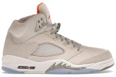 Obrázok produktu pre Air Jordan 5 "Craft", Light Orewood Brown/Flat Pewter/Sail/Safety Orange, FD9222-180, Größe: 52,5