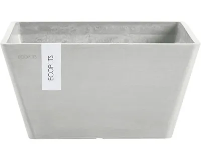 Immagine prodotto di Ecopots Berlin 25 Vaso da fiori - L 25,5 cm x P 25,5 cm x A 13 cm - Interno ed esterno