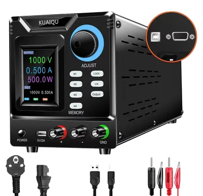 Produktbild von Stromversorgung, programmierbare Steuerung, Speicherfunktion, 1000V 0.5A RS-232USB