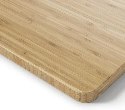 Productafbeelding van Bamboe tafelblad, 180 cm, ideaal voor verstelbare bureaus. Echt houten bureaublad - 2,5 cm massief houten blad voor een bureau