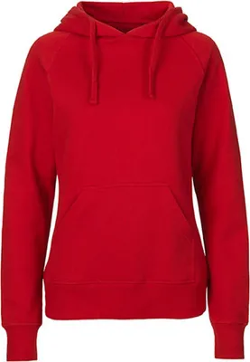 Produktbild von Neutral O83101 | Damen Hoodie / Kaputzenpulli / 100% Fairtrade-Baumwolle - Farbe: Red - Größe: L