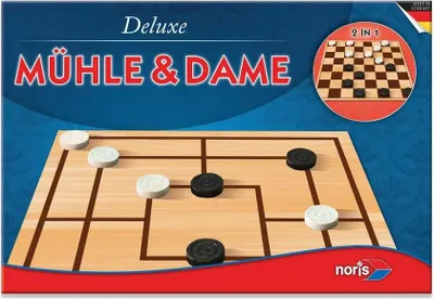 Immagine prodotto di Giochi Noris Deluxe - Mulino e Dama; 606108012