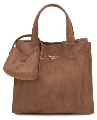 Imagen del producto de Bolso de Mano Edera Ultra Piel Vegana Diana & Co Firenze Black B UNICA 24x21x12 cm