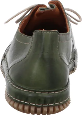 Produktbild von Gemini Damen Schnürschuh Halbschuh weiches Leder Wechselfußbett 336468-02, Größe:40 EU, Farbe:Grün