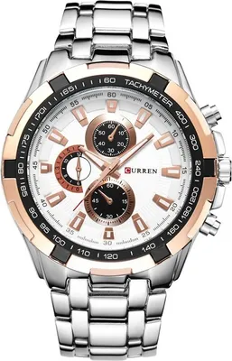 Zdjęcie produktu dla Zegarek CURREN EN-14406 - Srebrny/Biały KP14406