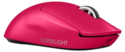 Produktbild von Logitech G PRO X SUPERLIGHT 2, rechts, Optisch, RF Wireless, 32000 DPI, 0,5 ms, Magenta