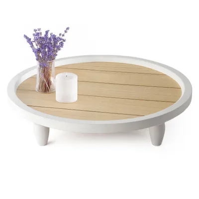 Produktbild von Kerzenteller weiß 38 cm