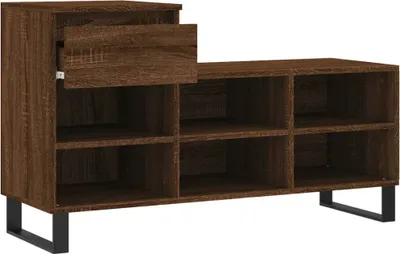 Produktbild von vidaXL Schuhregal Braun Eichen-Optik 102x36x60 cm Holzwerkstoff