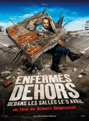 Produktbild von Enfermés Dehors - 2006 - Albert Dupontel - 116x158 cm - Originales Filmplakat