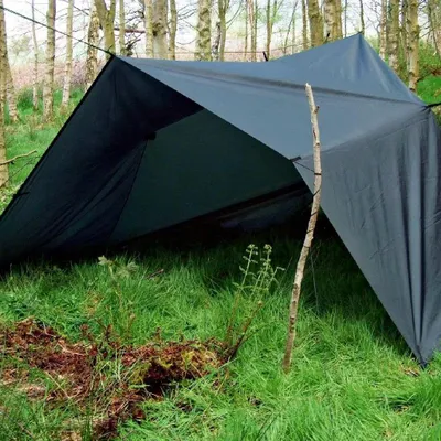 Immagine prodotto di DD Amache DD Tarp XL Tetto della tenda verde oliva 4,5 x 3 m Accessori