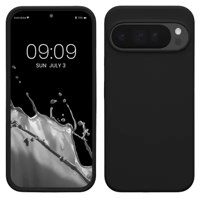 Produktbild von kwmobile Handyhülle für Google Pixel 10 Pro XL Hülle - Case Silikon - Kabelloses Laden - Schutzhülle Cover in Schwarz